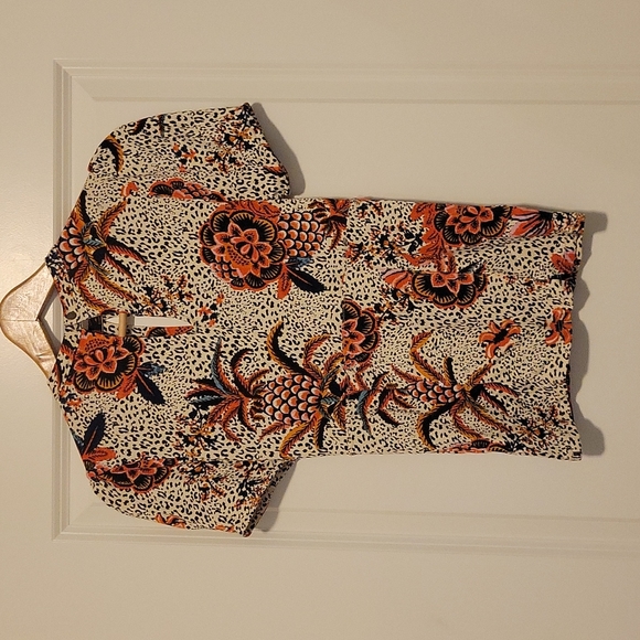 Free People floral animal print top - Picture 3 of 5